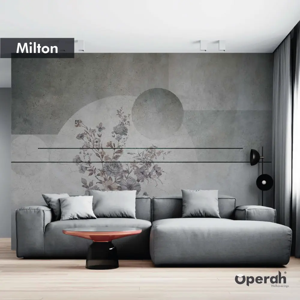 OPERAH Wallcoverings: rivestimenti murali decorativi professionali in vinile accoppiato a tessuto non tessuto